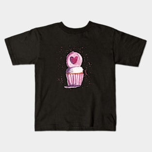 Pink Cupcake Kids T-Shirt